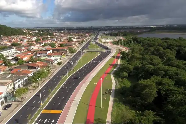 Vista do bairro Porto Dantas em Aracaju